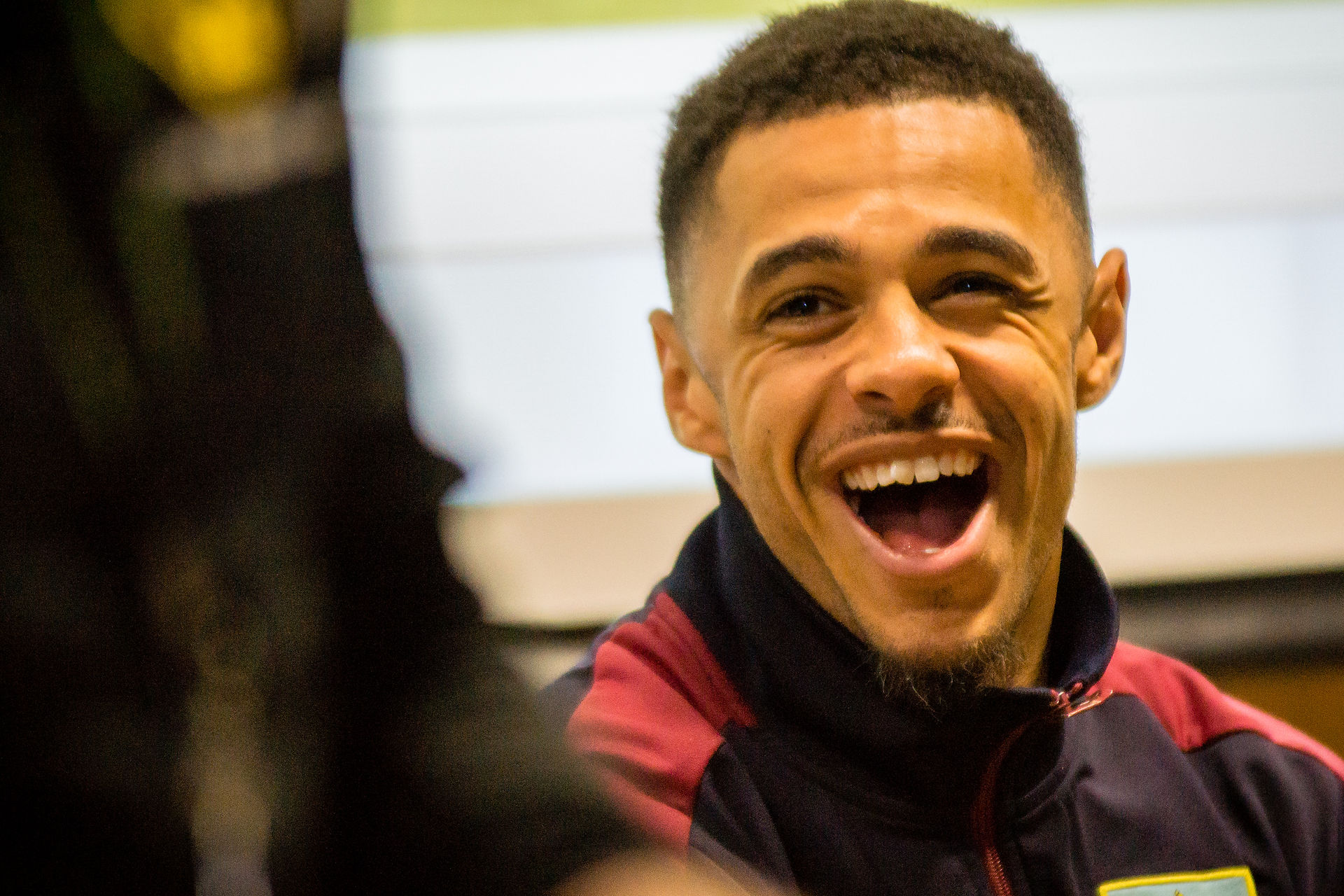 Andre Grey BFC visit to Park High