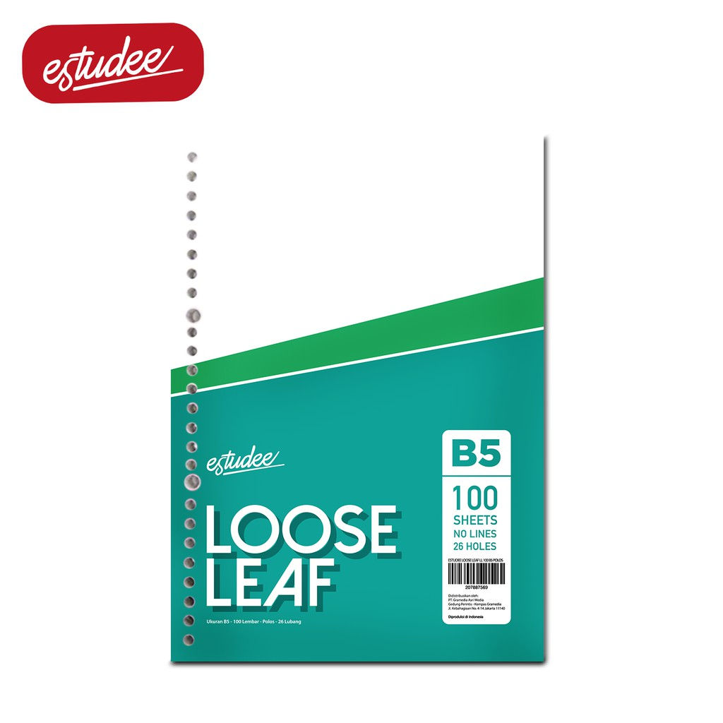 ESTUDEE LOOSE LEAF B5-100