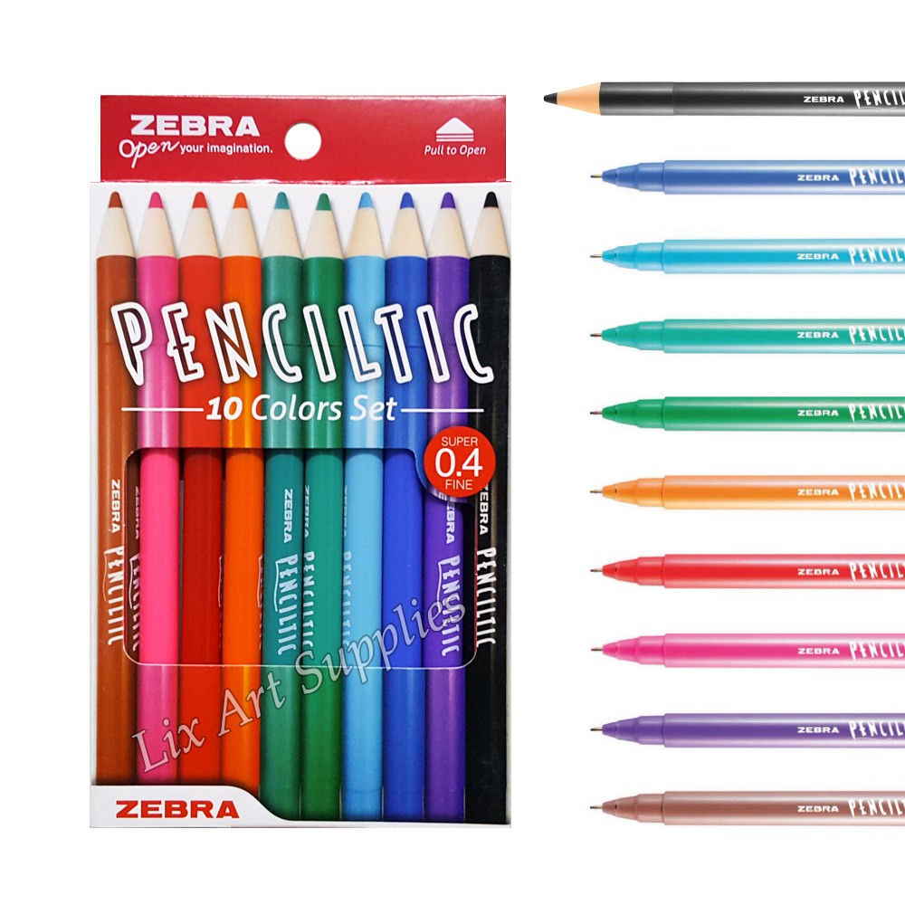 ZEBRA PENCILTIC FINELINER / 10PC