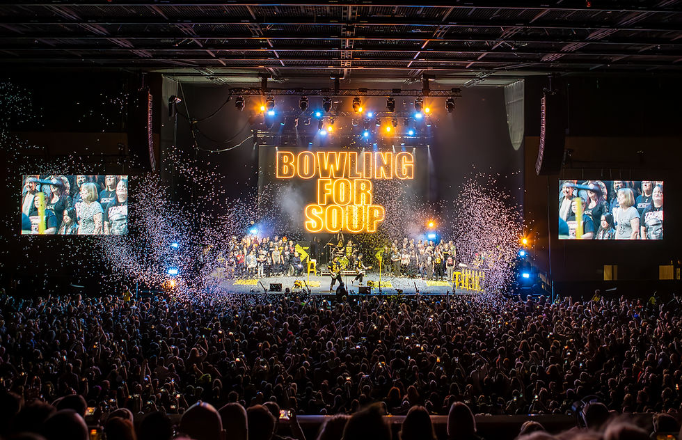 Live photo of crowd during A Hangover You Don't Deserve Anniversary tour