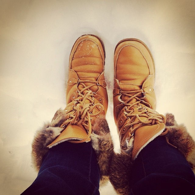 Au chaud dans mes mocassins