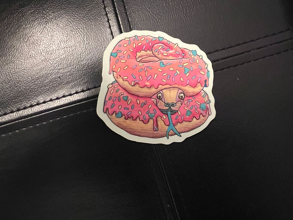 Thumbnail: Deadly Dozen: Donut Snake sticker pack