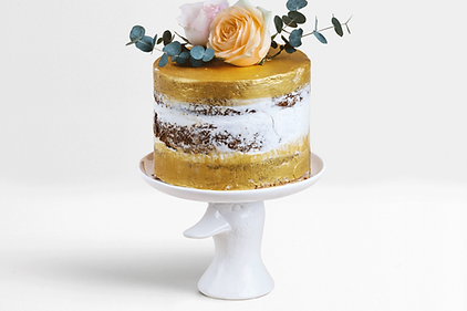 Gold Wedding Cake
