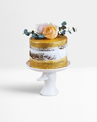 Gold Wedding Cake
