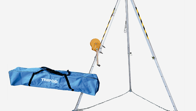 Tripode en aluminio para realizar trabajos en espacios confinado. HD-240-20