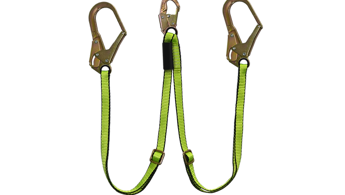 Eslinga de posicionamiento doble en Y en reata poliéster de 25mm longitud