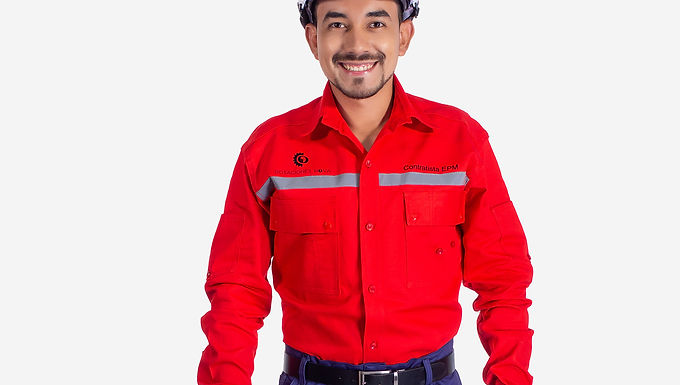 Camisa  en dril cuello Camisero