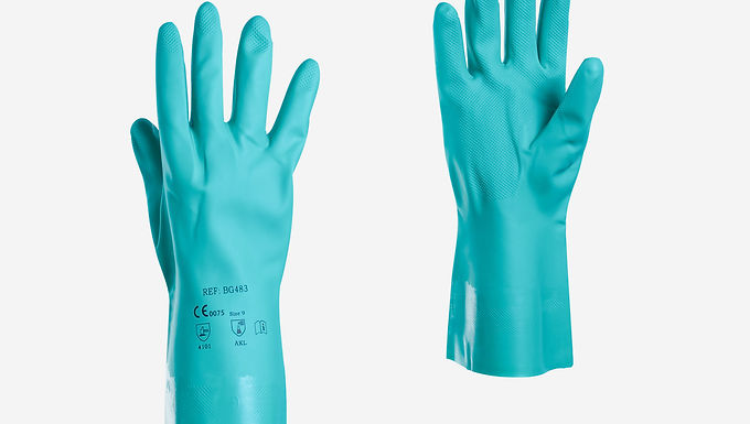 Guantes Nitrilo 13" Ref. BG483