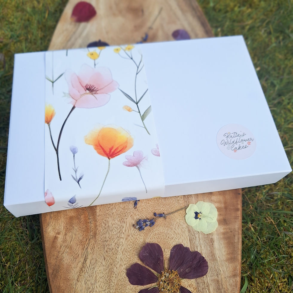 Thumbnail: Personalised Pressed Flower Iced Biscuits