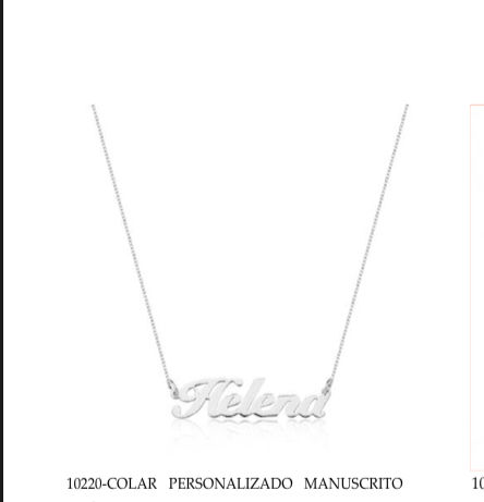 Miniatura: Colar personalizado com nome 