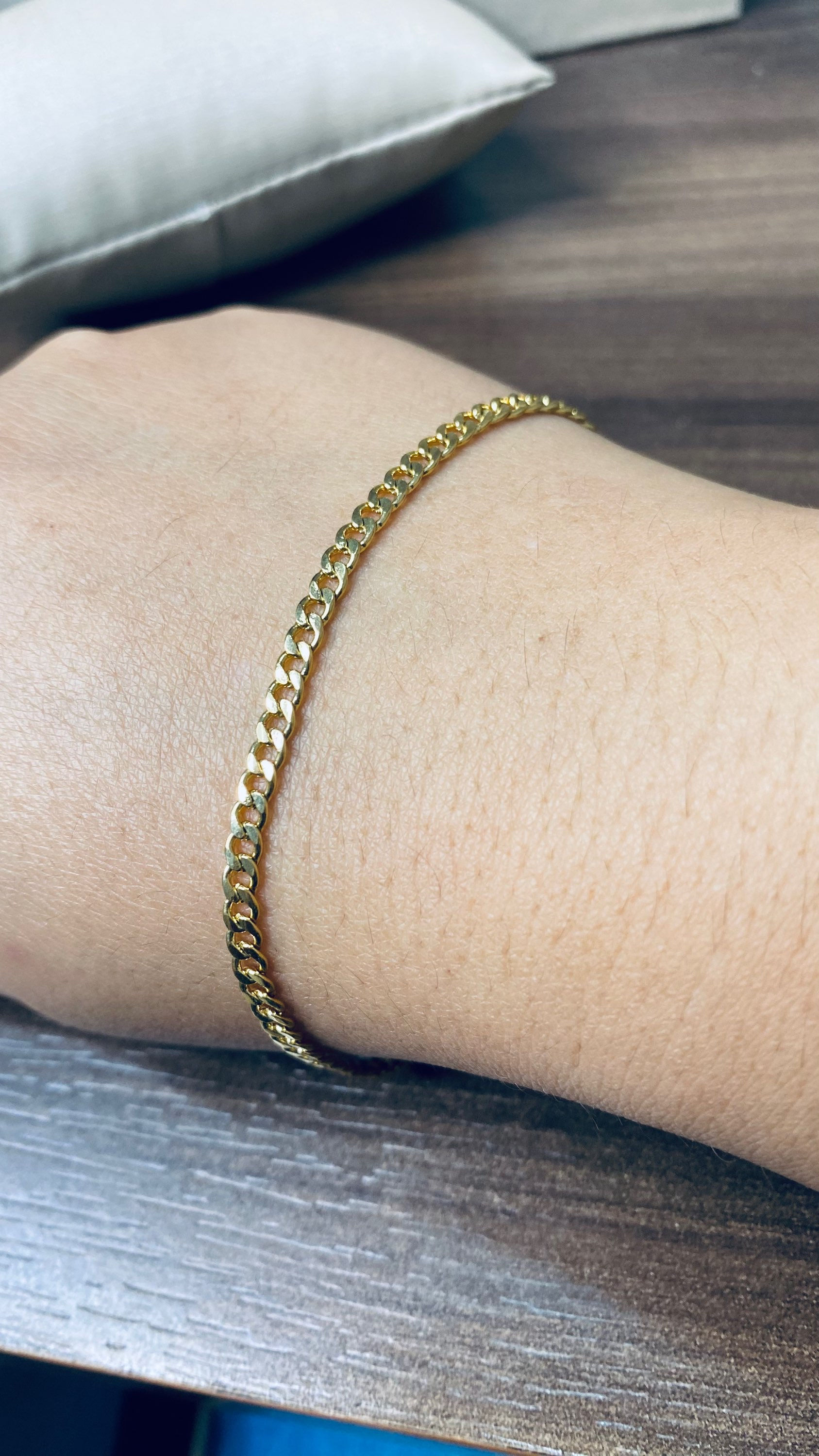 Pulseira grumet fina