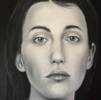 Woman portrait painting
