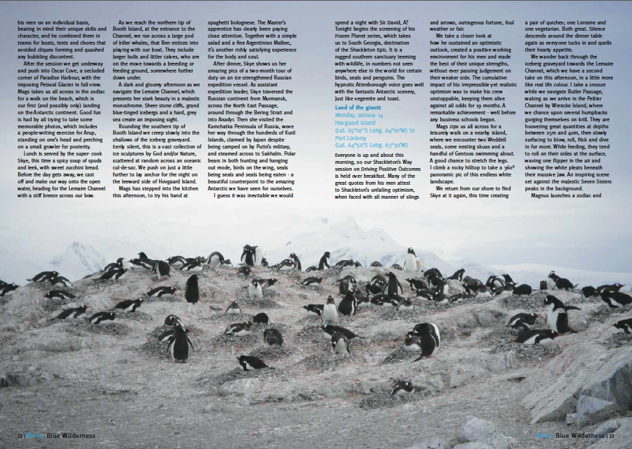 White Blue Wilderness magazine