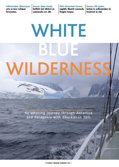 White Blue Wilderness magazine