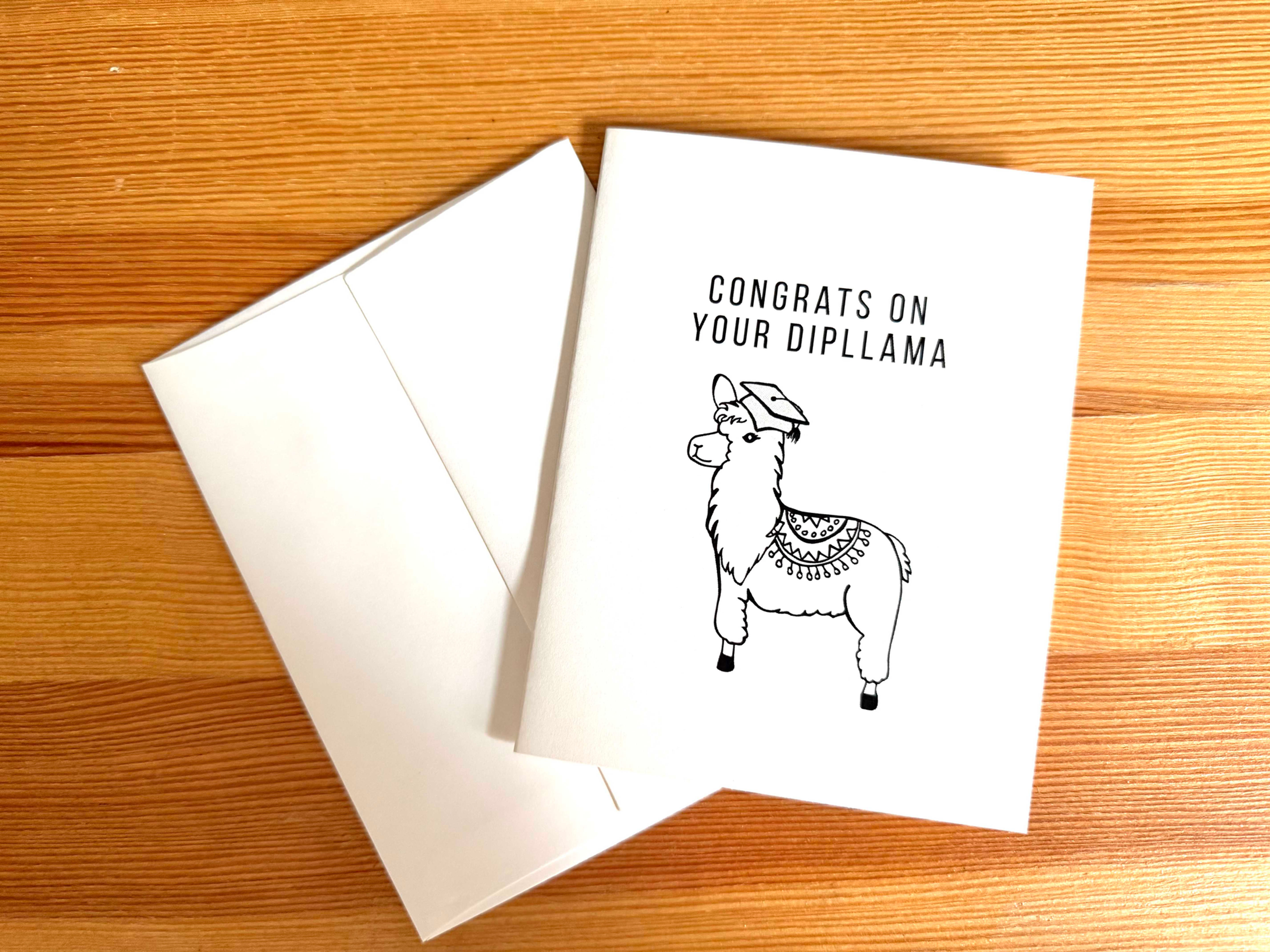 Congrats on your Dipllama RRP: $5.00