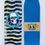 Thumbnail: Top View Powell Peralta Old School Ripper shape 144 with Die-cut Style grip tape laser cut by Rough GT in blue