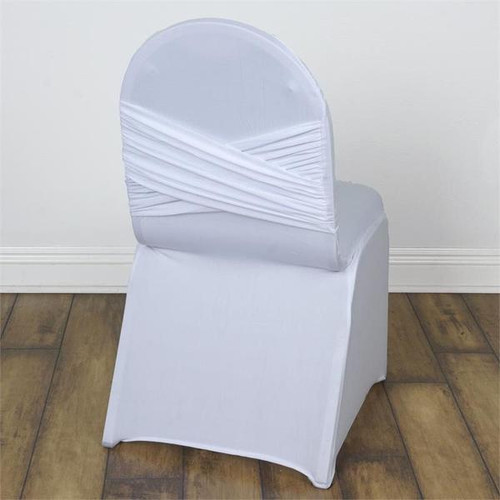 Spandex Criss Cross Back Chair Covers TheGrandEventDesign