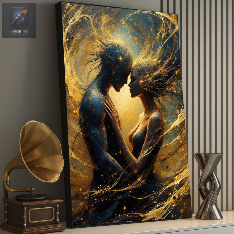 Wall Art Colors for a Living Room: Teal, Copper, Navy and Gold