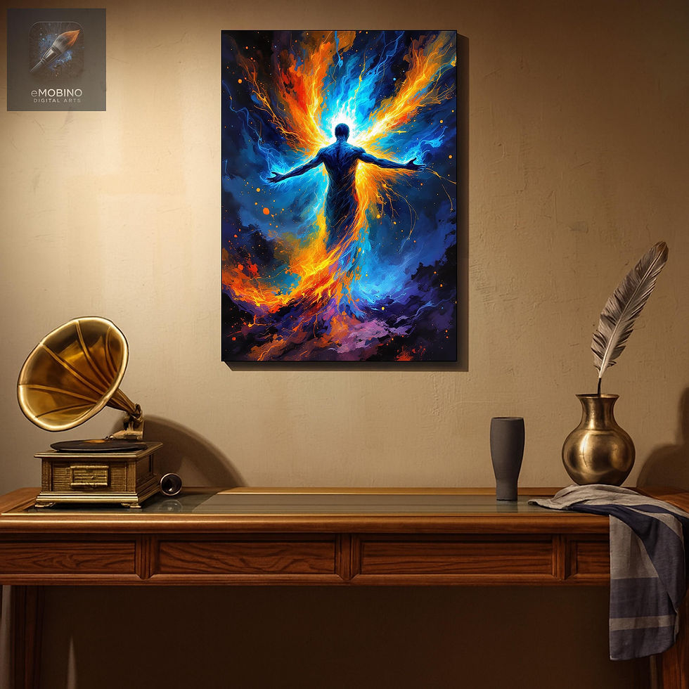 Thumbnail: Vivid Soul Fine Art Edition I: The Hidden Frequency - Canvas Print