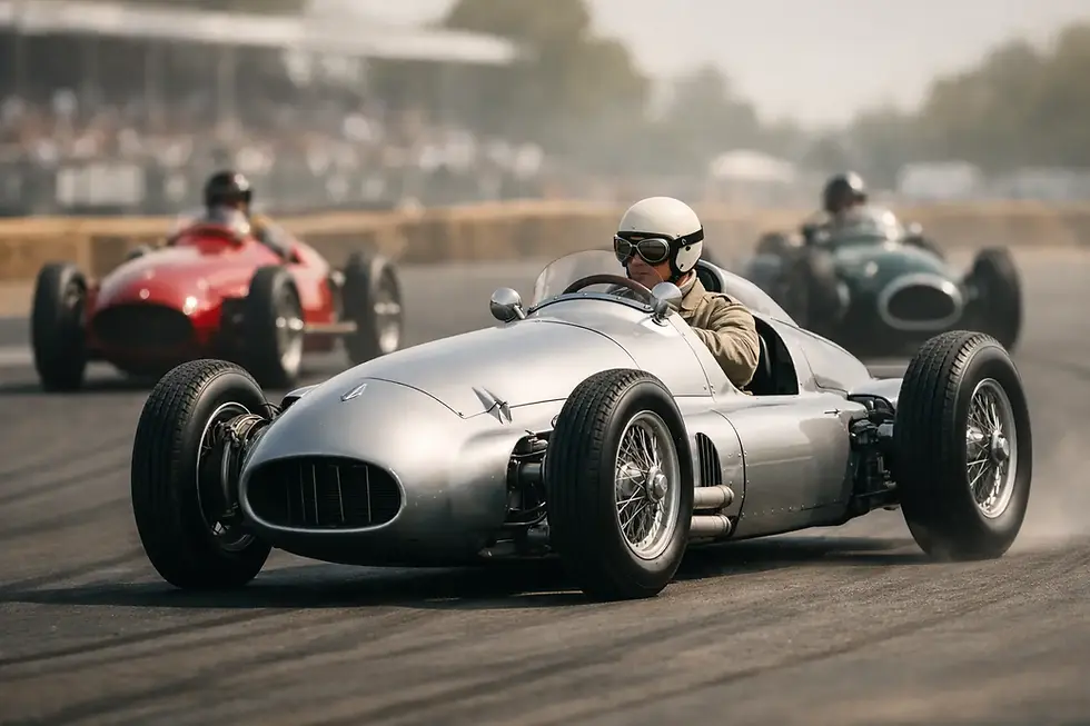 Historiska Grand Prix modell är inte bara miniatyrer av berömda tävlingsbilar. De är små, exakta tidsdokument från en svunnen racingepok.