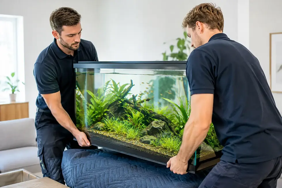 Ett akvarium är inte bara en tung glaslåda, det är ett litet ekosystem med levande djur, känslig teknik och vatten.