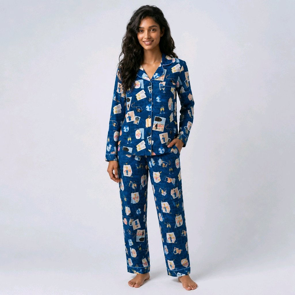 Jet Setter - Women's Stretch Pajama Set