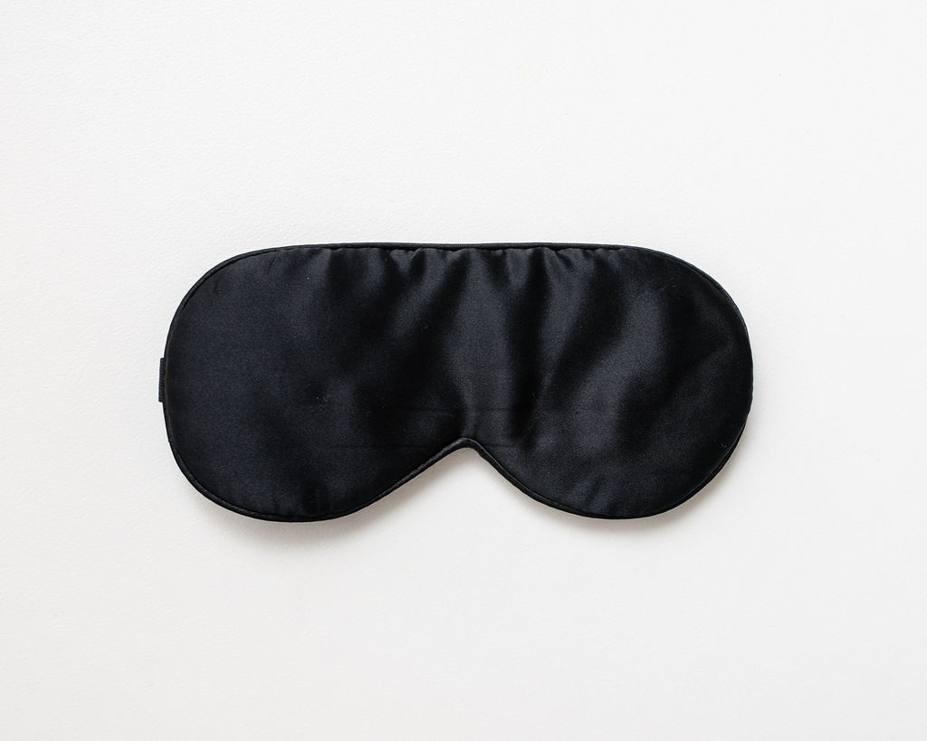 Silk Sleep Eye Mask - Black