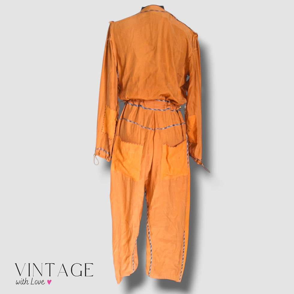 Thumbnail: Viviers Orange Jumpsuit – Size Estimate L