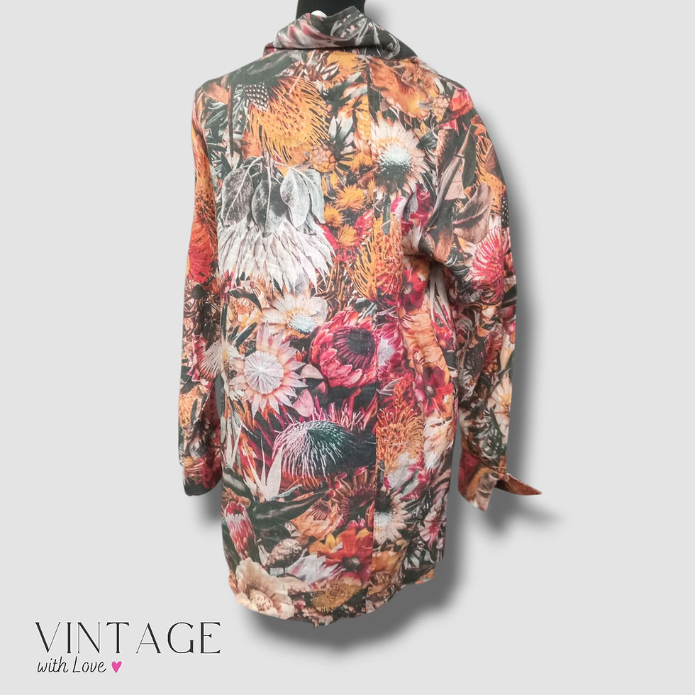 Thumbnail: Hugo Fleur Multicolour Floral Jacket - Size EUR 36