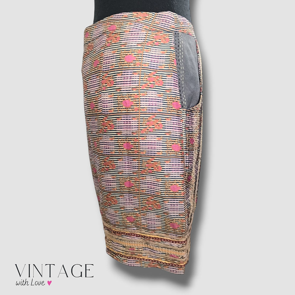 Thumbnail: Desigual Multicolored Skirt - Size M