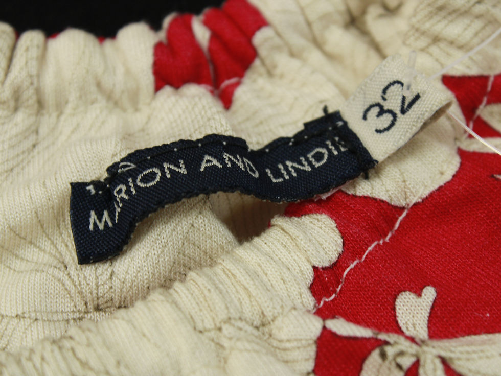 Thumbnail: Marion & Lindie Cream White & Red Floral Dress – Size 32