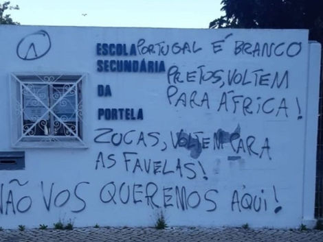XENOFOBIA: “PORTUGAL É BRANCO. PRETOS, VOLTEM PARA ÁFRICA. ZUCAS, VOLTEM PARA AS FAVELAS!"