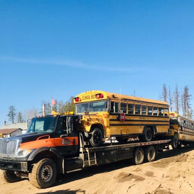 Sometimes, more than one unit can be hauled in one trip.