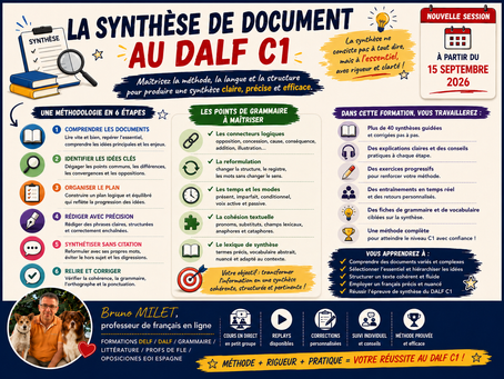 DALF C1 : pourquoi la synthèse de documents est-elle beaucoup plus difficile qu’elle n’en a l’air ?
