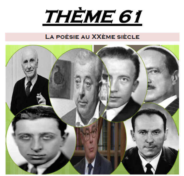 OPOSICIONES SECUNDARIA - THEME 61 - Poetry in the 20th century