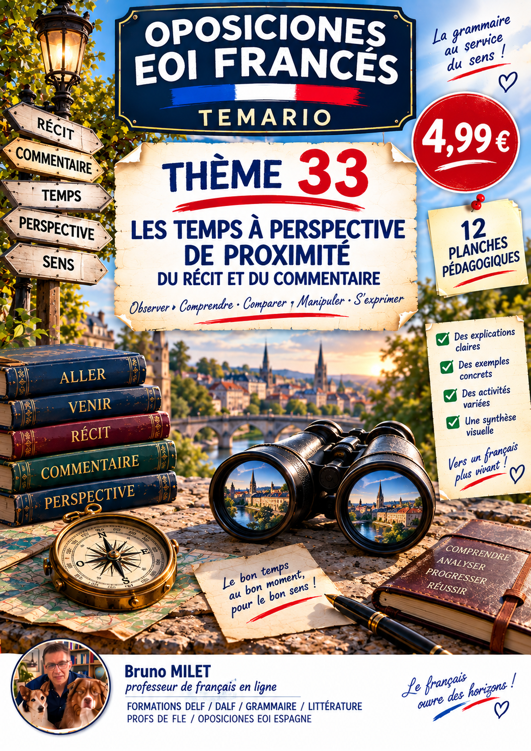 OPOSICIONES EOI FRANCÉS - Thème 33 - Les temps à perspective