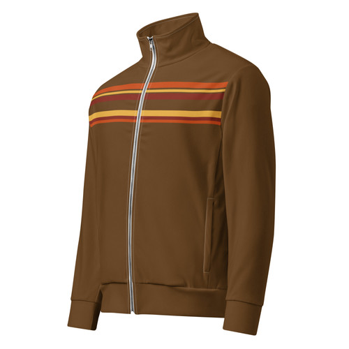 DJ Brown H -Striped Track Jacket | BoogieBeatsBoutique