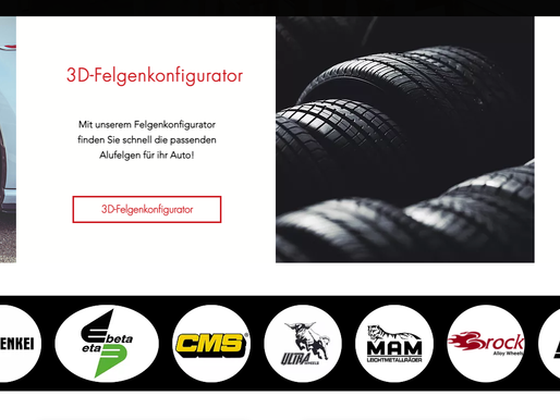 3D-Felgenkonfigurator und Reifenshop
