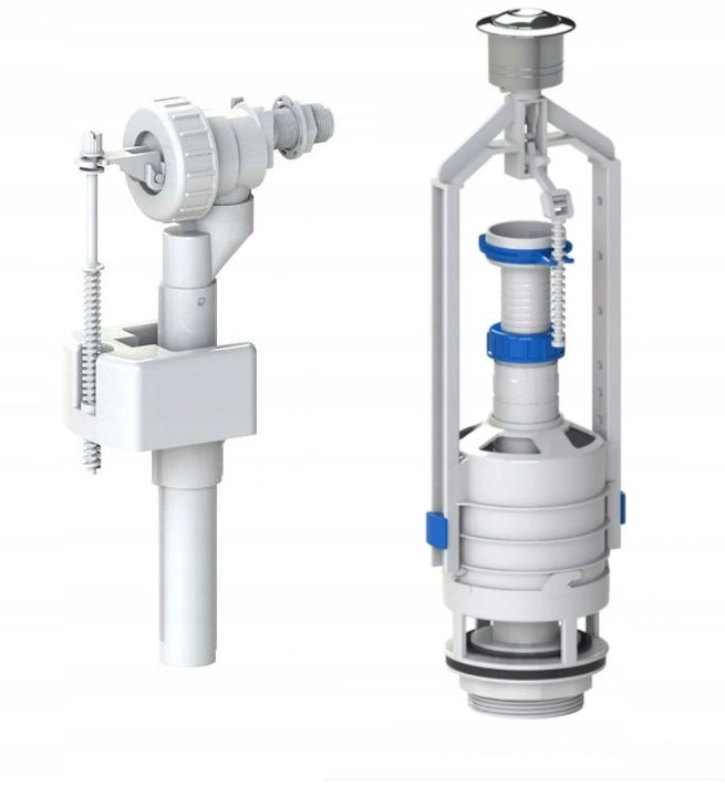 Комплект сливной механизм для бачка унитаза с боковой подачей воды KK POL