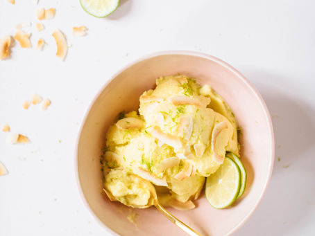 Piña Colada Dairy-Free Sherbet