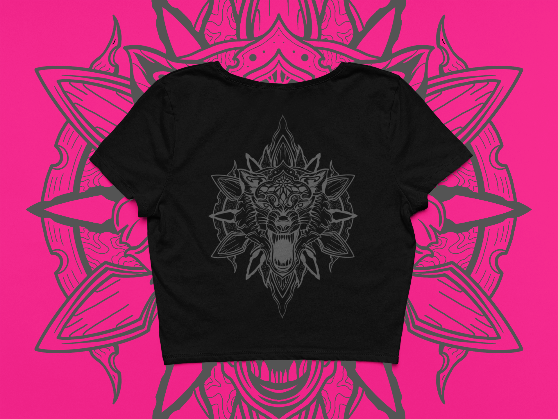 Cry Ink Baby x PAPADUCK - WOLF Crop Top