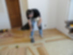 installing flooring