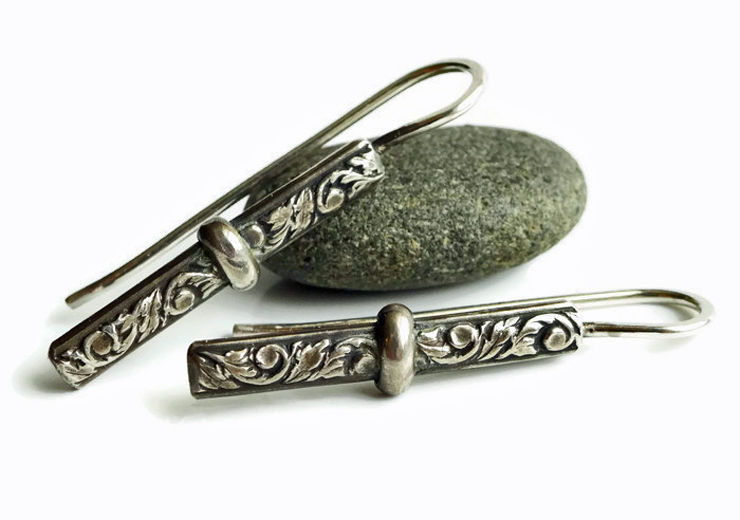 Thumbnail: Bolder Thistle Earrings - Solid Sterling