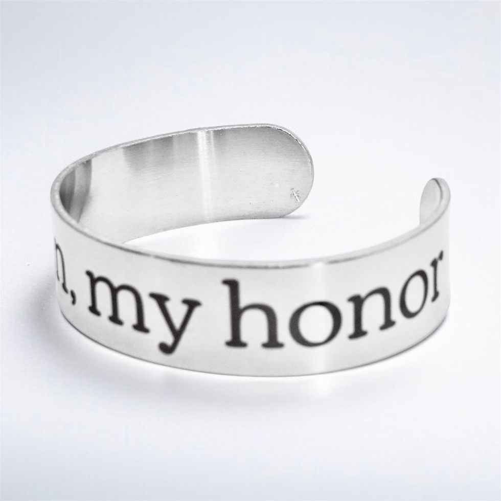 Thumbnail: Personalized cuff bracelet 