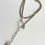 Thumbnail: Silver & Gold Circles - Adjustable Lariat Necklace