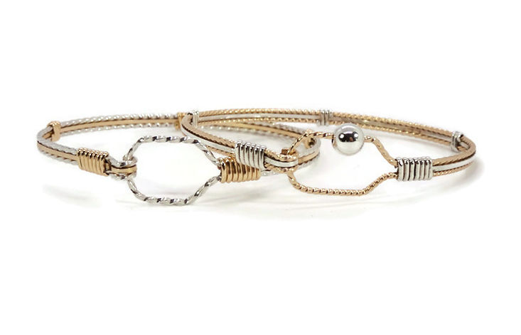 Thumbnail: Pickleball bracelet - Sterling & 14kgf - your choice - all sizes