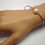 Thumbnail: Orbiting Pearl Bracelet - Freshwater - Stainless steel bangle