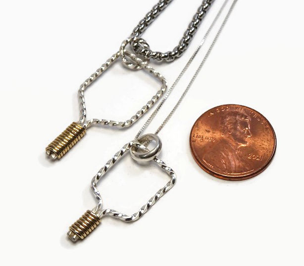 Thumbnail: Pickleball Pendants - choice of Necklace