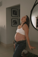 Intimate maternity portrait showing connection, emotion, and the beauty of pregnancy.