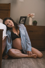 Intimate maternity portrait showing connection, emotion, and the beauty of pregnancy.
